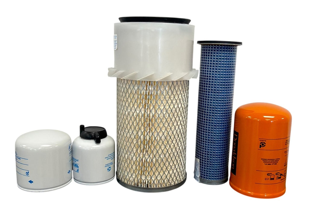 CFKIT Maintenance Filter Kit Compatible with Bobcat 753 763 773 T140 T180 T190 Skid Steers (All Donaldson) - Crossfilters