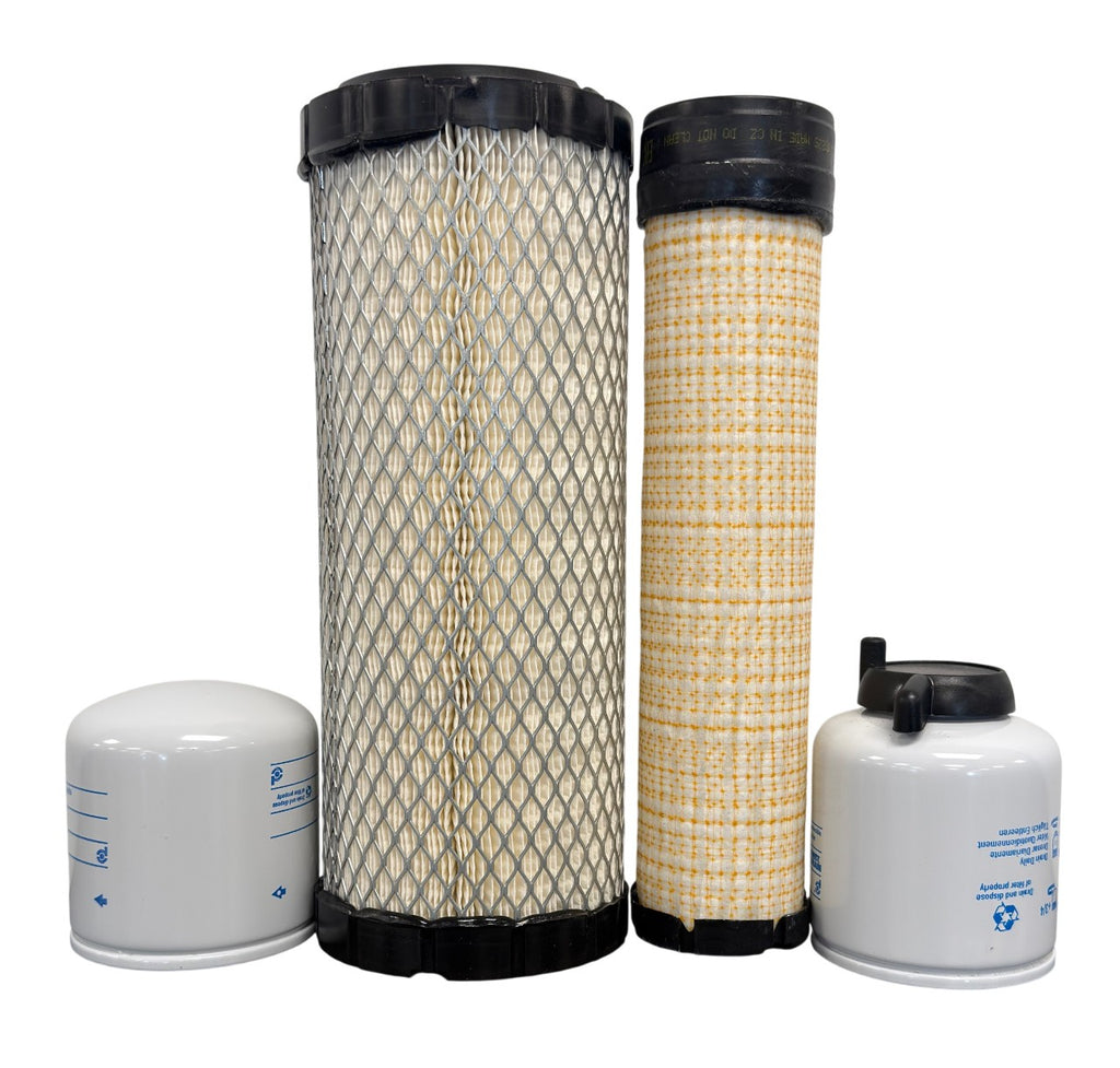 CFKIT Filter Kit Compatible with Bobcat S70 Skid Steer with Kubota Engine D1005-E(All Donaldson) - Crossfilters