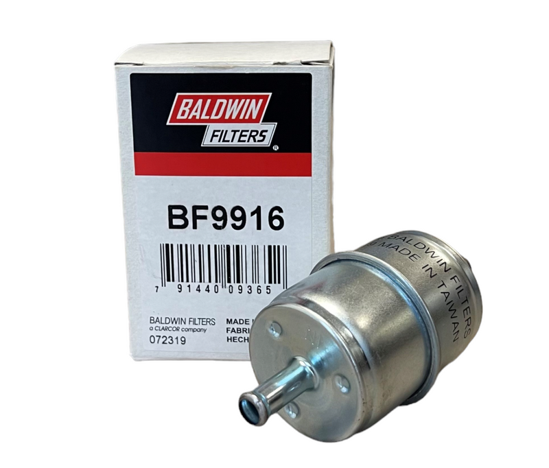 BF9916 Baldwin In-Line Fuel Filter (Replaces JD T257865)