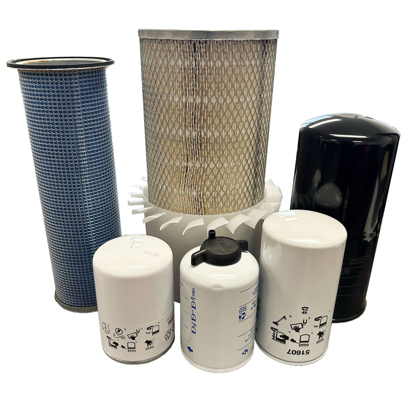 CFKIT Maintenance Filter Kit Compatible with C A S E 680L CK Backhoe 6T-590 Diesel Turbo/ Non- Turbo
