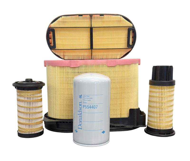 CFKIT Maintenance Filter Kit Compatible with CAT D4K2 LPG Tractor S/N KR202626 - Crossfilters