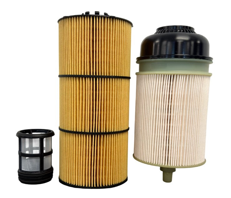 CFKIT Filter Kit Compatible With Detroit DD13 /DD15/ DD16 Filter Kit- Oil & 2 Fuel Filter Kit Donaldson Cascadia - Crossfilters