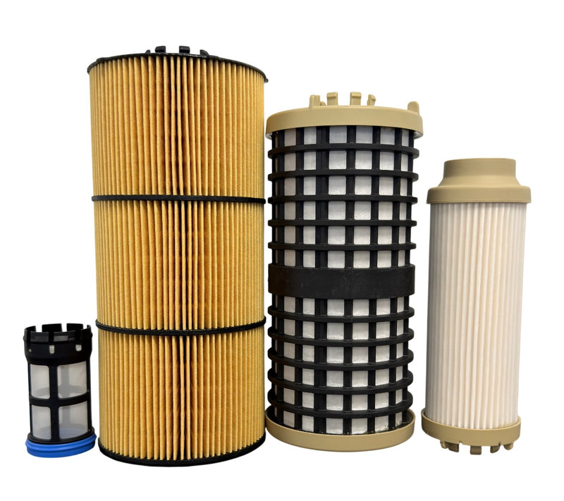 CFKIT Filter Kit Compatible With Detroit DD13 /DD15/ DD16 Filter Kit- Oil & 3 Fuel Filter Kit Donaldson Cascadia - Crossfilters