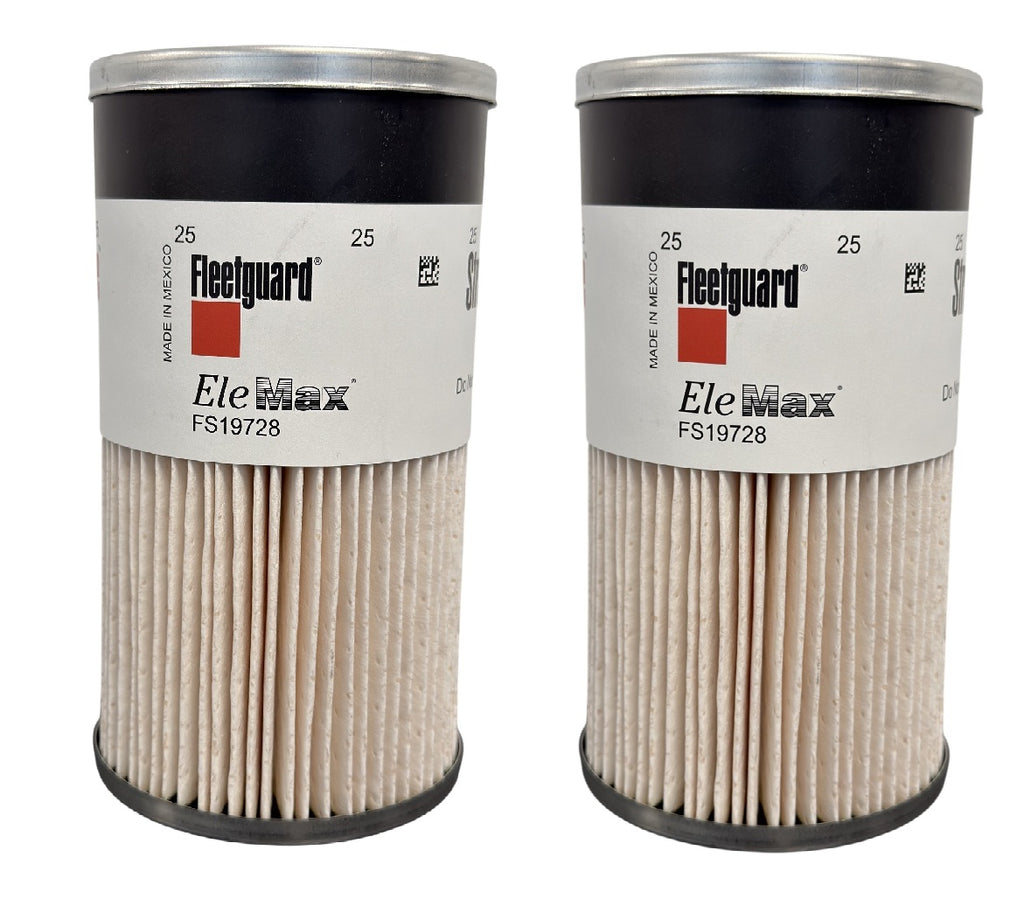 FS19728 Fleetguard Pac, Fuel/Water Filter - Pack of 2 - Crossfilters