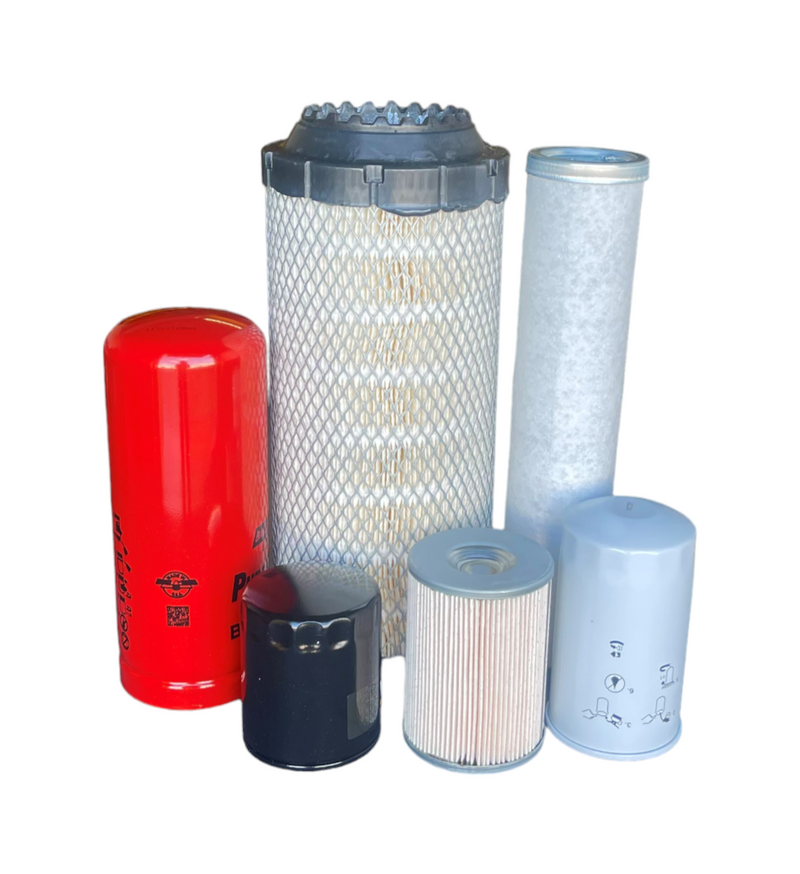 CFKIT Maintenance Filter kit Compatible with G E H L R190 Skid Steer Loader