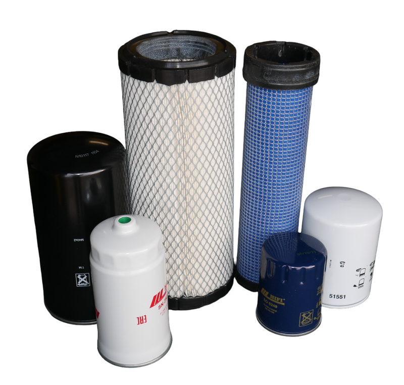 CFKIT Maintenance Filter Kit Compatible with NH Boomer 40 Compact  Tractor w/Cab-Tier 4B (NA) (03/17 - )