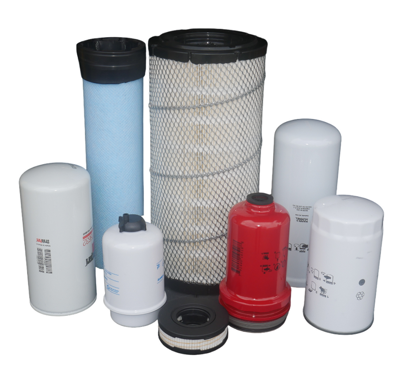 CFKIT Maintenance Filter Kit Compatible with NH L225 Skid Steer Loader NRC (01/13 - 12/19)