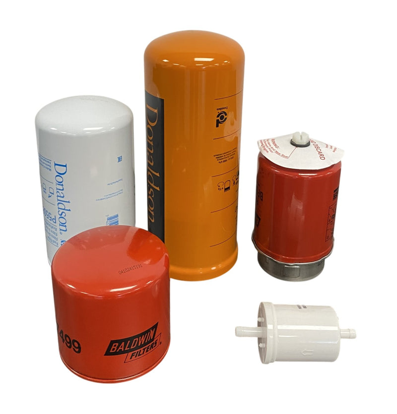CFKIT Filter Kit Compatible with NH C345 Compact Track Loaders Tier 4F Na (08/19 - ) (Non Air Filters)