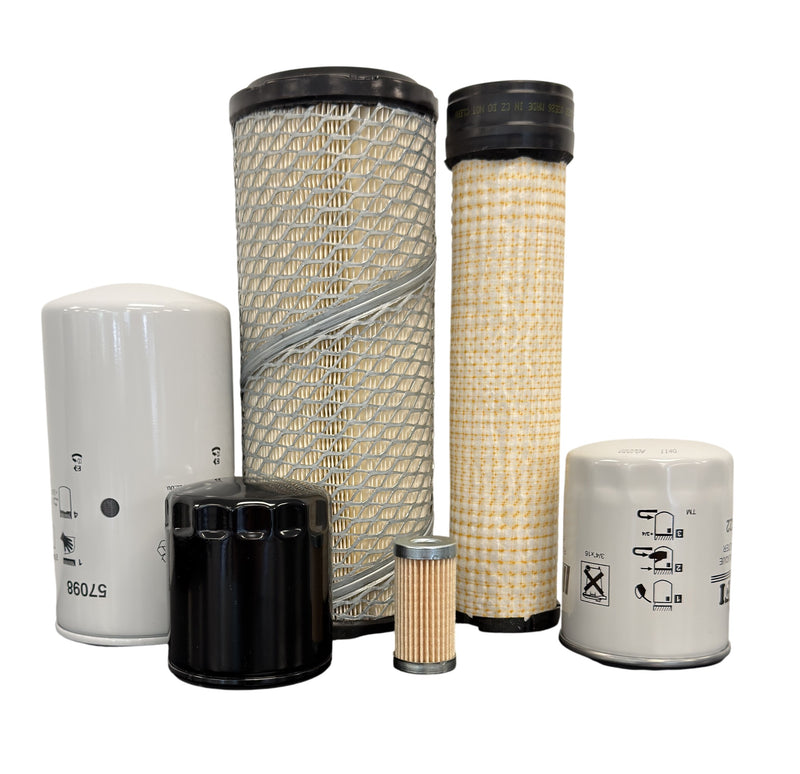 CFKIT Maintenance Filter Kit Compatible with New Holland TC31A 3 CYL Compact Tractor (01/05 - 12/08) - Crossfilters