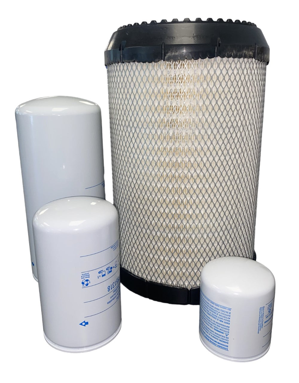 CFKIT Filter Kit Compatible with International DT466E Donaldson (Lube-Fuel-Air-Coolant)