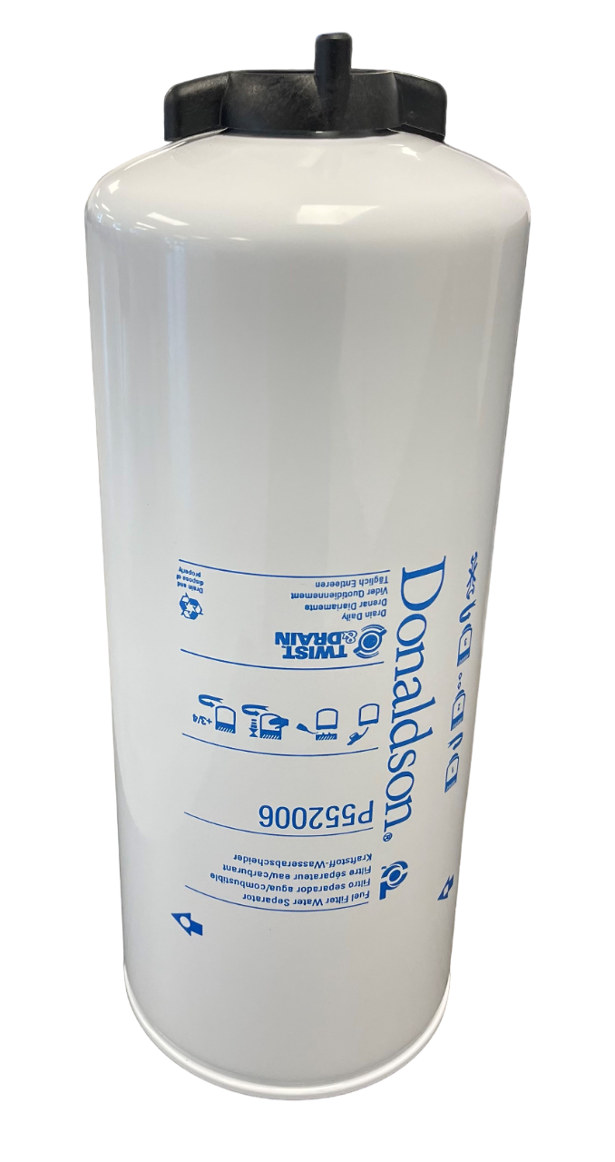P552006 Donaldson Fuel Filter, Water Separator Spin-On Twist&Drain