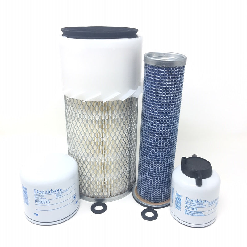 Bobcat T140 T180 T190 W/Kubota V2203 Eng. Service Filter Kit - crossfilters