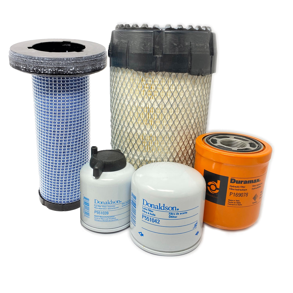 CFKIT Filter Kit for Bobcat S650 T650 S630 T630 (Excluding Tier 4 Engine) ( 5 Filters) - Crossfilters