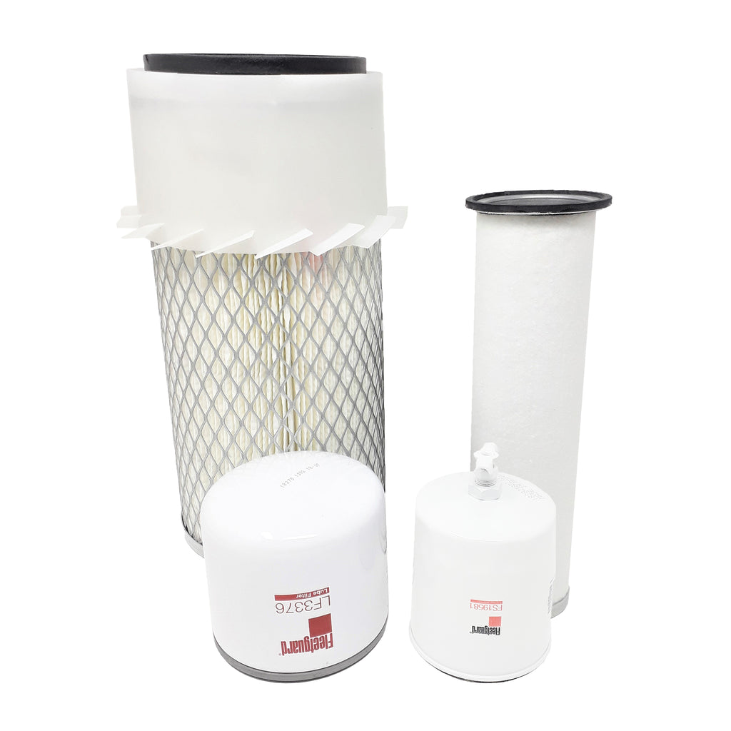 CFKIT Service Filter Kit for Bobcat T140 T180 T190 w/Kubota V2203 Eng. (All Fleetguard) - Crossfilters