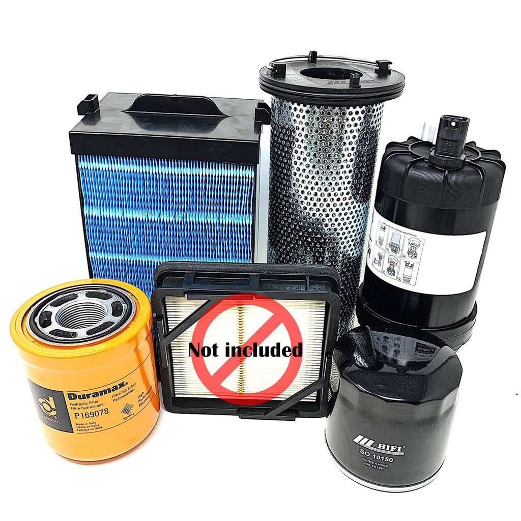 CFKIT Filter Kit for Bobcat S590 Compact Track Loader w/o Safety Air Filter (B3H111001 & Above) - Crossfilters