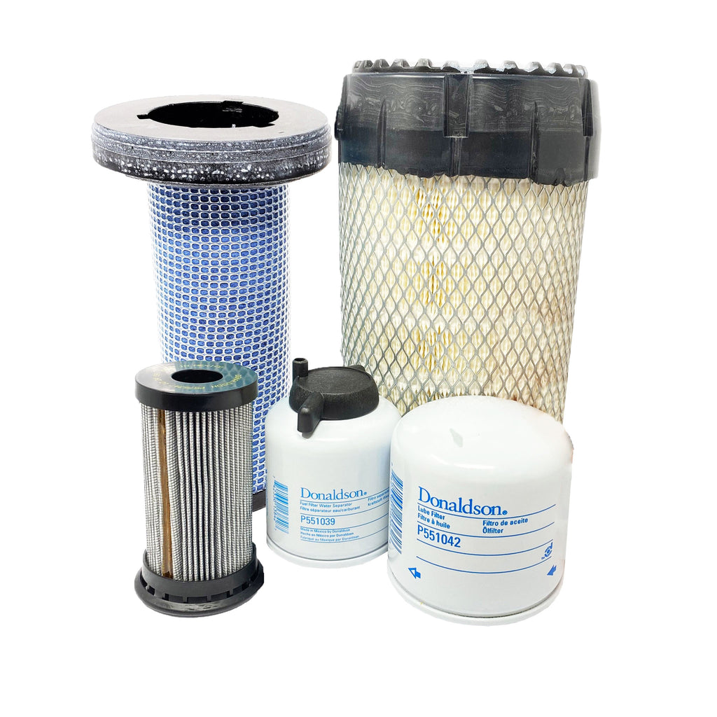 CFKIT Filter Kit Compatible with Compatible with Bobcat S650 T650 S630 T630 (Excluding Tier 4 Engine) Hyd. Cartridge