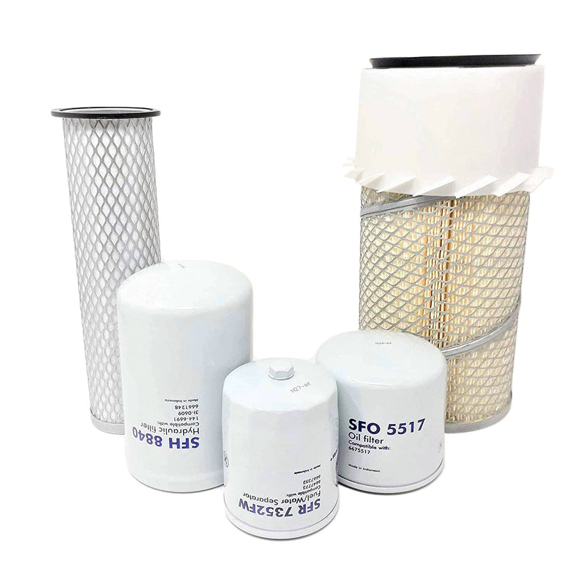 CFKIT Filter Kit for Bobcat S130 S150 S160 S175 S185 S205 W/Kubota V2203 Eng. - Crossfilters