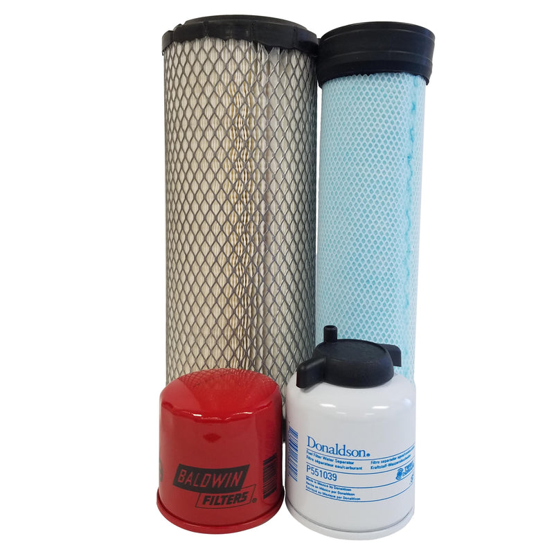 CFKIT Service Filter Kit Compatible with Branson 5530C 5530R Tractors w/ 2.3L Turbo Eng. (No hyd)