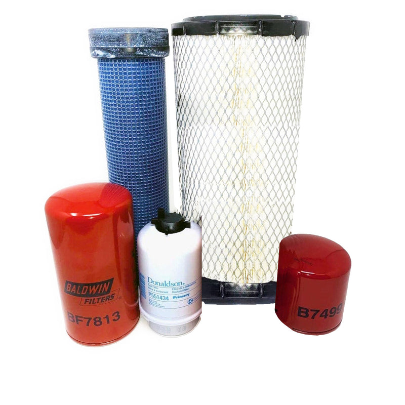 CFKIT Service Filter Kit Compatible with C A S E  SR210 Skid Steer Loader - Tier 4B