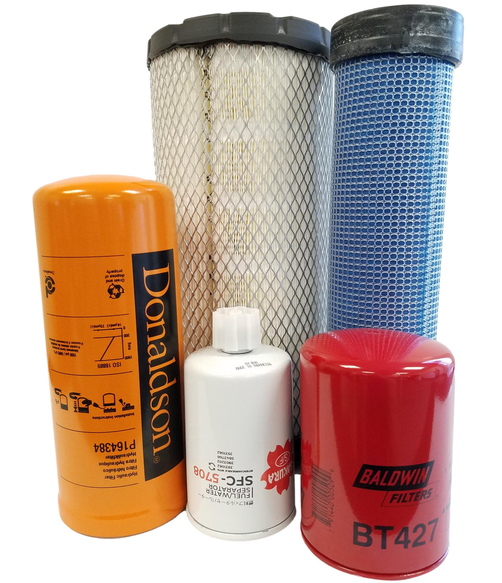 CFKIT Filter Kit Compatible with C A S E 580 Super M (Turbo) Loader Backhoes (5 Filters)