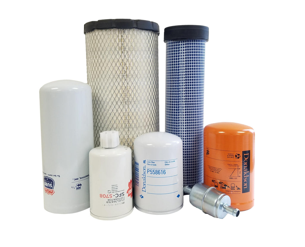 CFKIT Maintenance Filter Kit Compatible with C A S E 580 Super M (Turbo) Loader Backhoes