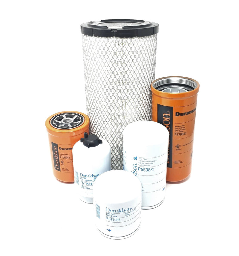CFKIT Filter Kit for CASE/CASE IH 580N Backhoe Loader w/engine CASE IH F5C - Crossfilters