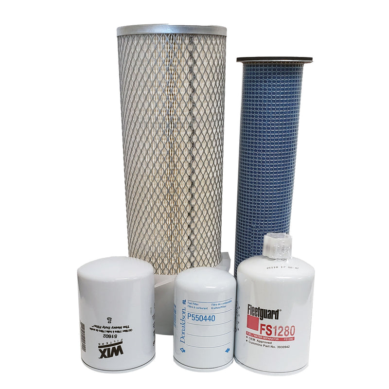 CFKIT Service filter kit Compatible with C A S E  480E LL - 4-390 Cummins Engine (NON-Turbo)