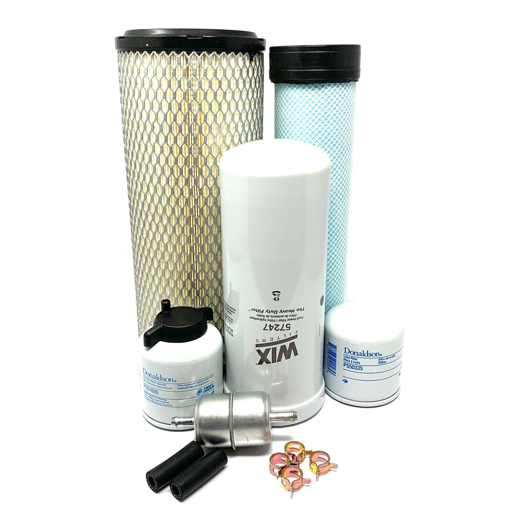 CFKIT Filter Kit for CASE 420 & 420CT Compact Skid Steer w/422T/M2Engine - Crossfilters