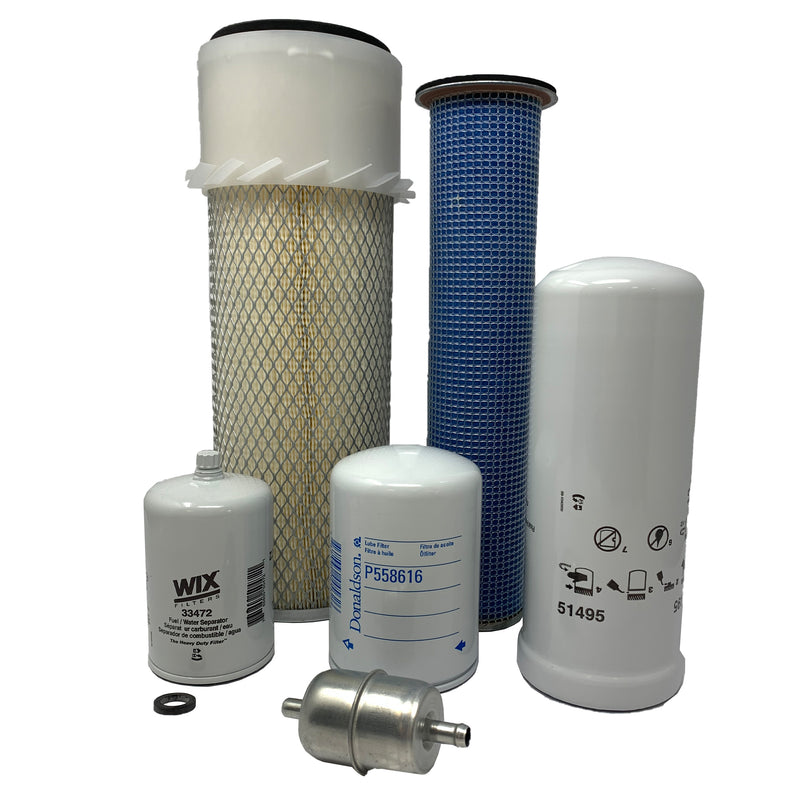CFKIT Maintenance Filter Kit for CASE 580 Super K w/ 4-390 Eng. (Non-Turbo) - Crossfilters