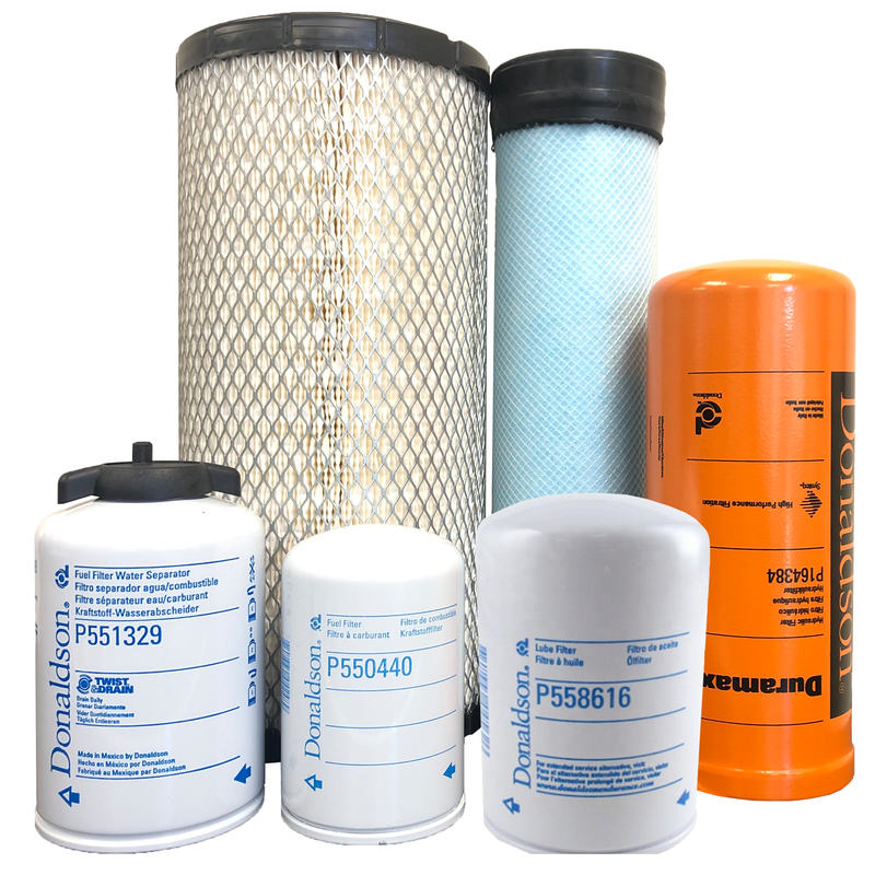 CFKIT Maintenance Filter Kit for CASE 550H Dozers w/ 4T-390 Turbo Eng. - Crossfilters
