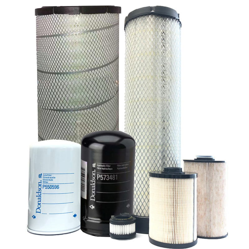 CFKIT Maintenance Filter Kit Compatible with C A S E CX350B w/ Isuzu Eng.