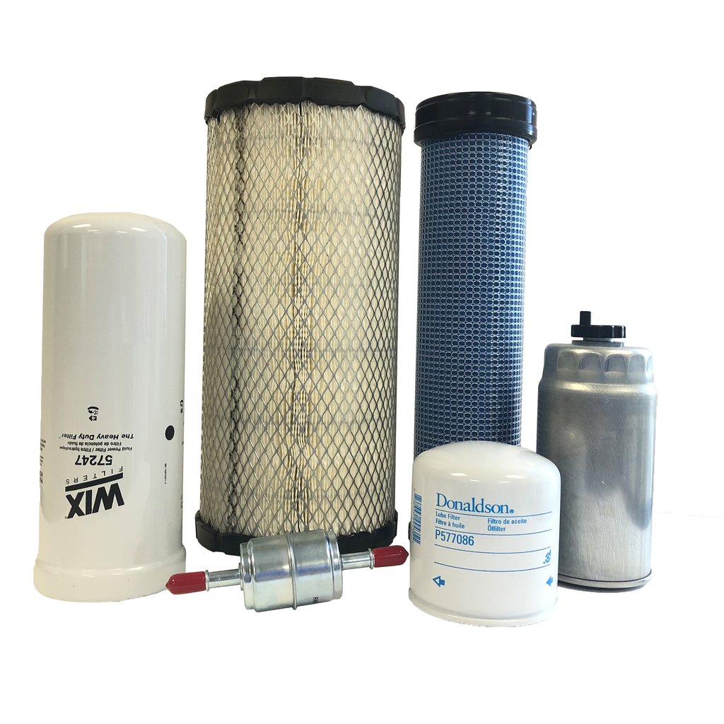 CFKIT Maintenance Filter Kit Compatible with C A S E 420CT Series 3 Track Loaders w/ 432T/M3 Diesel Eng.