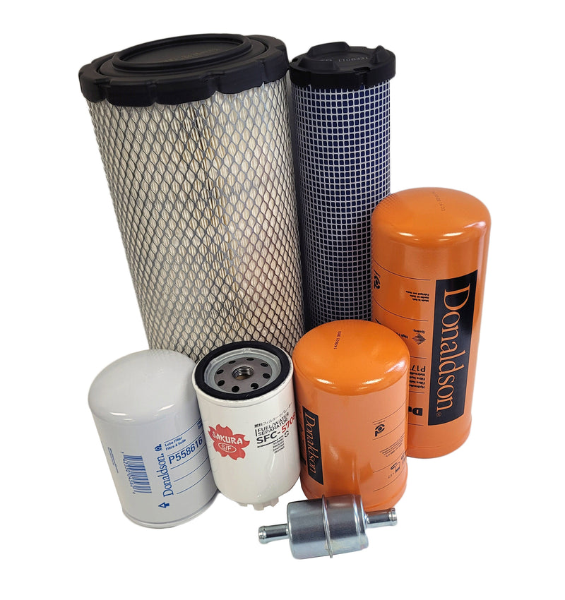 CFKIT Maintenance Filter Kit Compatible with C A S E 570L XT (w/o Turbo) Loader Backhoes