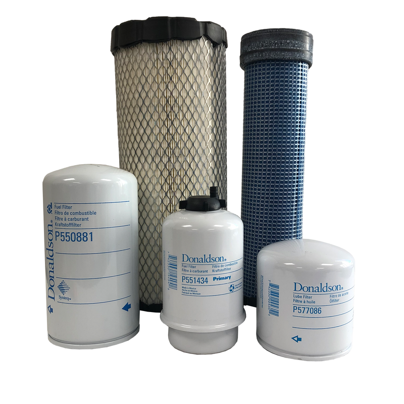 CFKIT Maintenance Filter Kit Compatible with C A S E 221F Compact Wheel Loader Tier 4