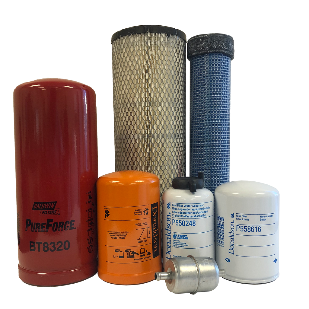 CFKIT Maintenance Filter Kit Compatible with C A S E 590SL Loader Backhoe (03/95 - 12/98)