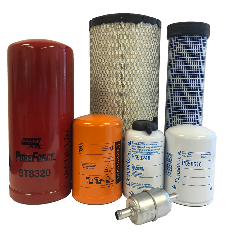 CFKIT Maintenance Filter Kit Compatible with C A S E  590SL Series 2 Loader Backhoe (03/98 - 12/00)