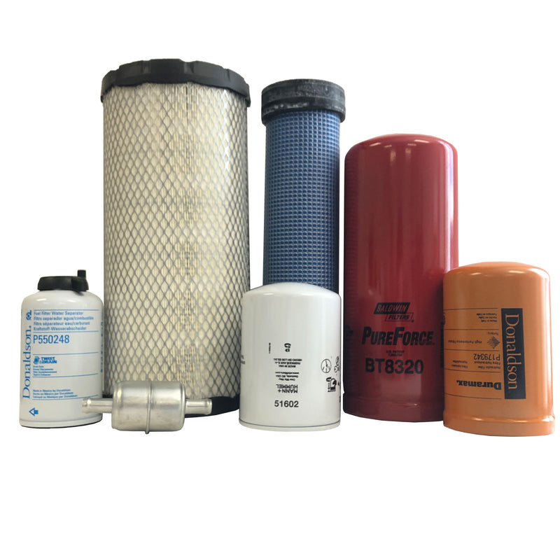 CFKIT Maintenance Filter Kit Compatible with C A S E  590 Super M Backhoe Loaders w/ 4T-390 Eng.