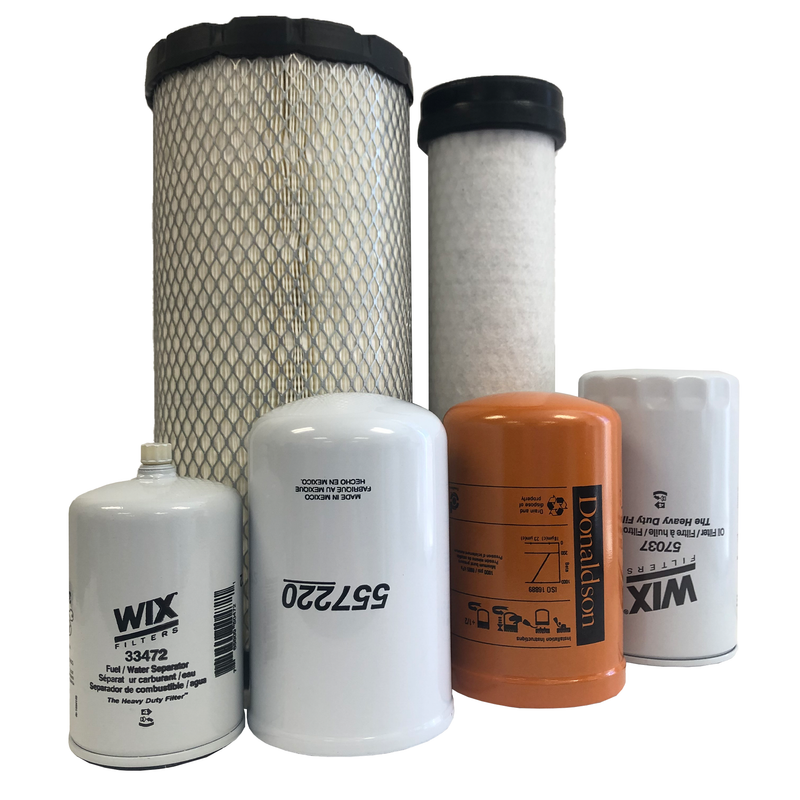 CFKIT Maintenance Filter Kit Compatible with C A S E  590 Super M Series 2 Backhoe (01/03 - 12/08)