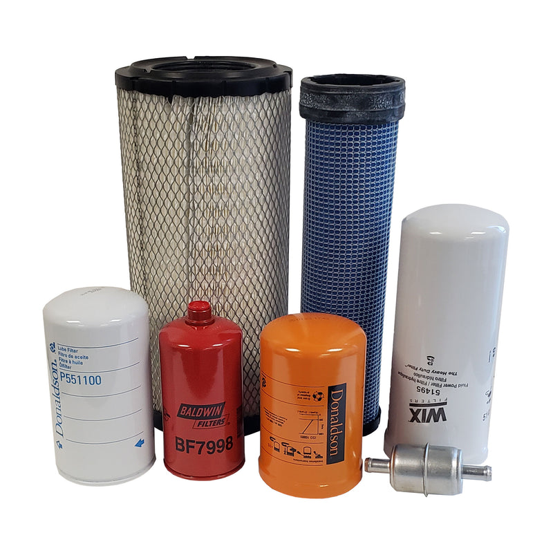 CFKIT Maintenance Filter Kit Compatible with C A S E  586G Compatible withklift Series 3 (01/08 - 07/12)
