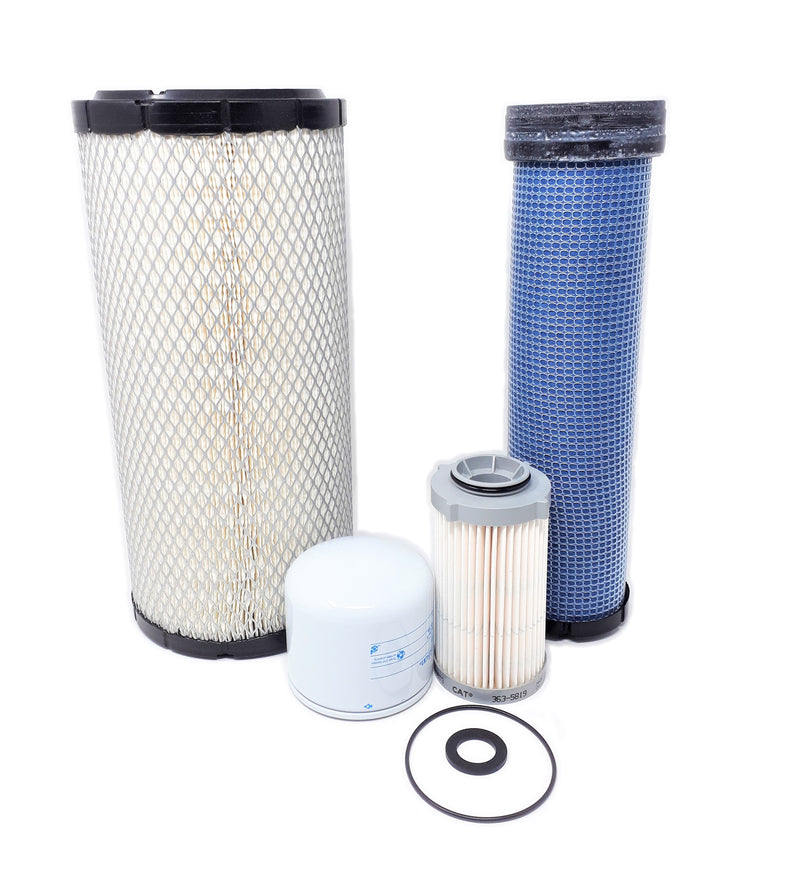 CFKIT Service Filter Kit for CAT Loaders 236D, 242D, 246D, 259D, 262D, 279D, 289D Skid Steer w/C3.3B Eng. - Crossfilters