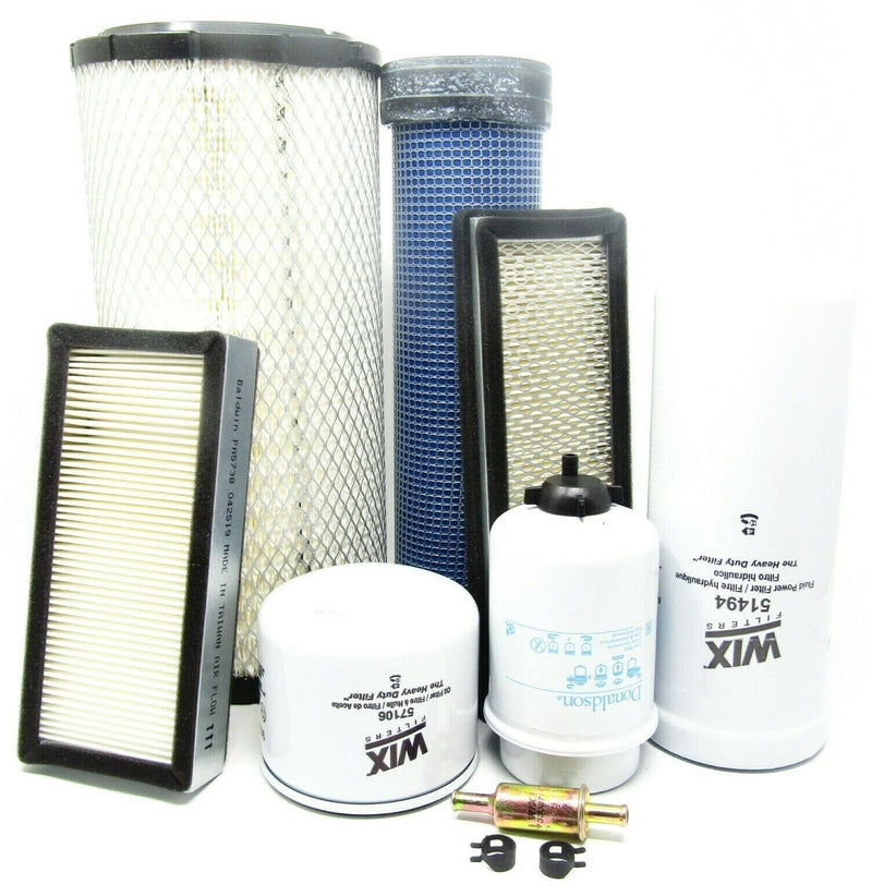 CFKIT Filter Kit for CAT 236B, 277B (Serial # Prefix MDH), 257B3 (Incl. Cab Air) - Crossfilters