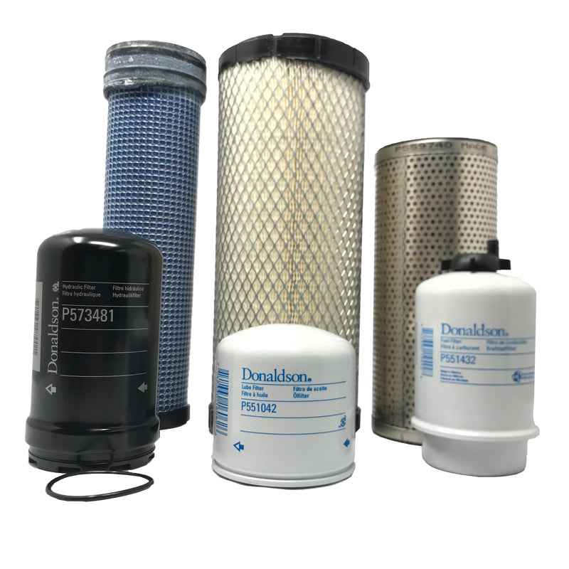 CFKIT Maintenance Filter Kit for Caterpillar 308E CR Compact Excavator w/ CAT C3.4 Eng. - Crossfilters