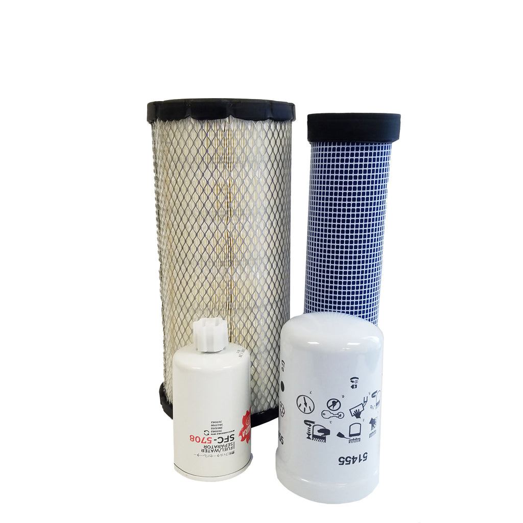 CFKIT Service Filter Kit Compatible with C A S E 90XT 95XT Skid Steers w/4BT3.9 Engine