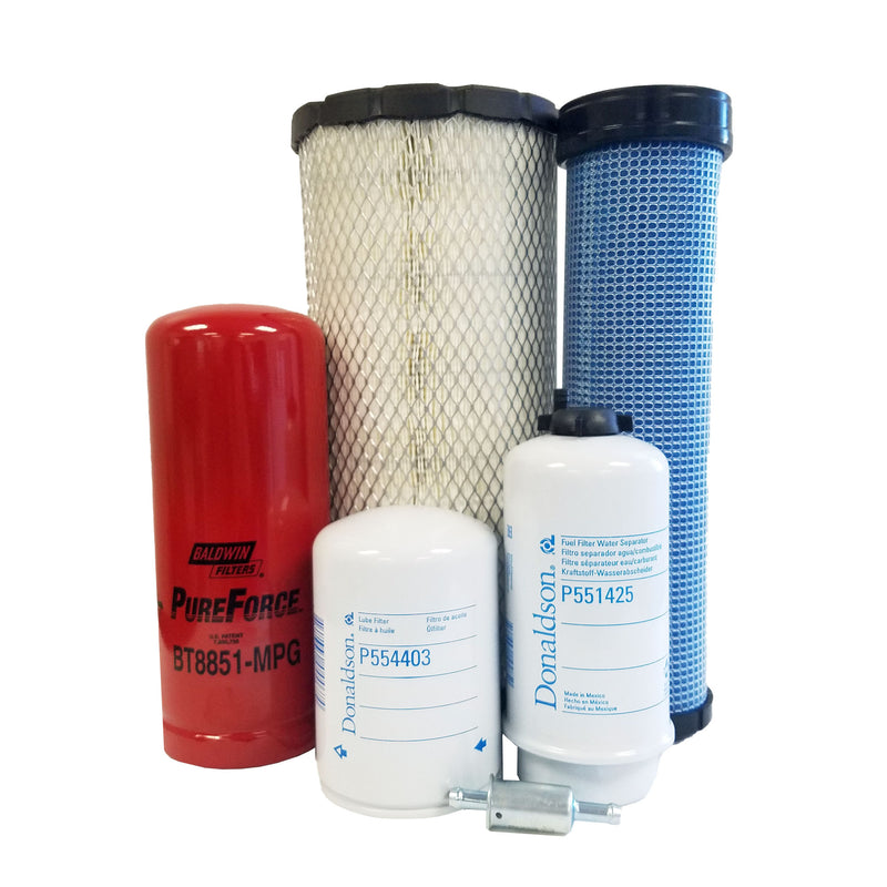 CFKIT Maintenance Filter Kit Compatible with C A T 287 Multi Terrain Loader w/ 3034 Eng