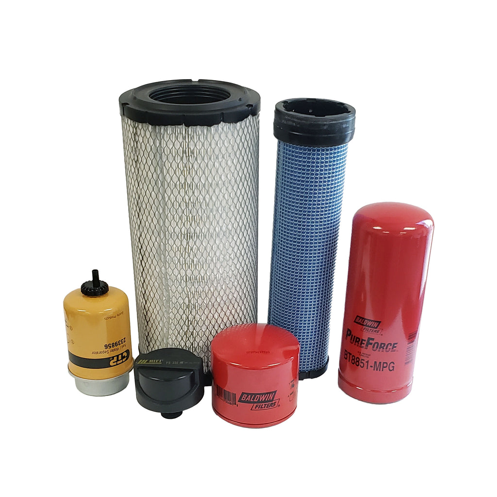 CFKIT Maintenance Filter Kit Compatible with C A T 272C,279C Skid Steer Loader