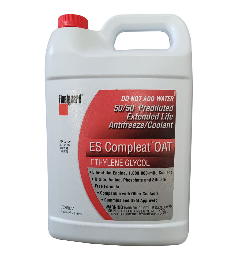 Fleetguard CC36077 Coolant Antifreeze Red 50/50 ES Compleat OAT - Crossfilters