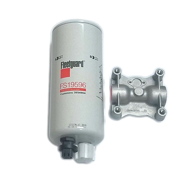 FS19596 Fuel Filter & 142784S Head Fleetguard Set - Crossfilters