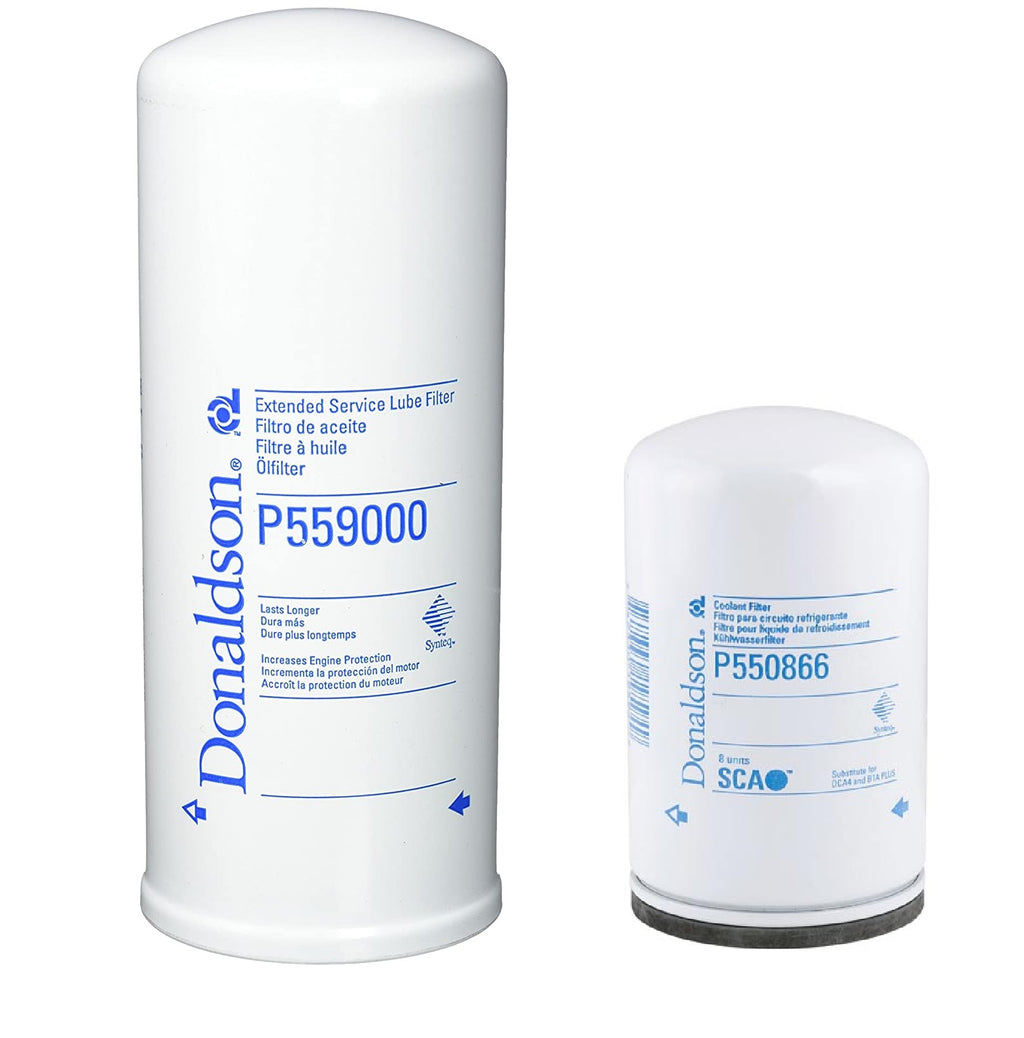 Donaldson Filters Set P559000 (Lube Filter) - P550866 (Coolant Filter) - Crossfilters