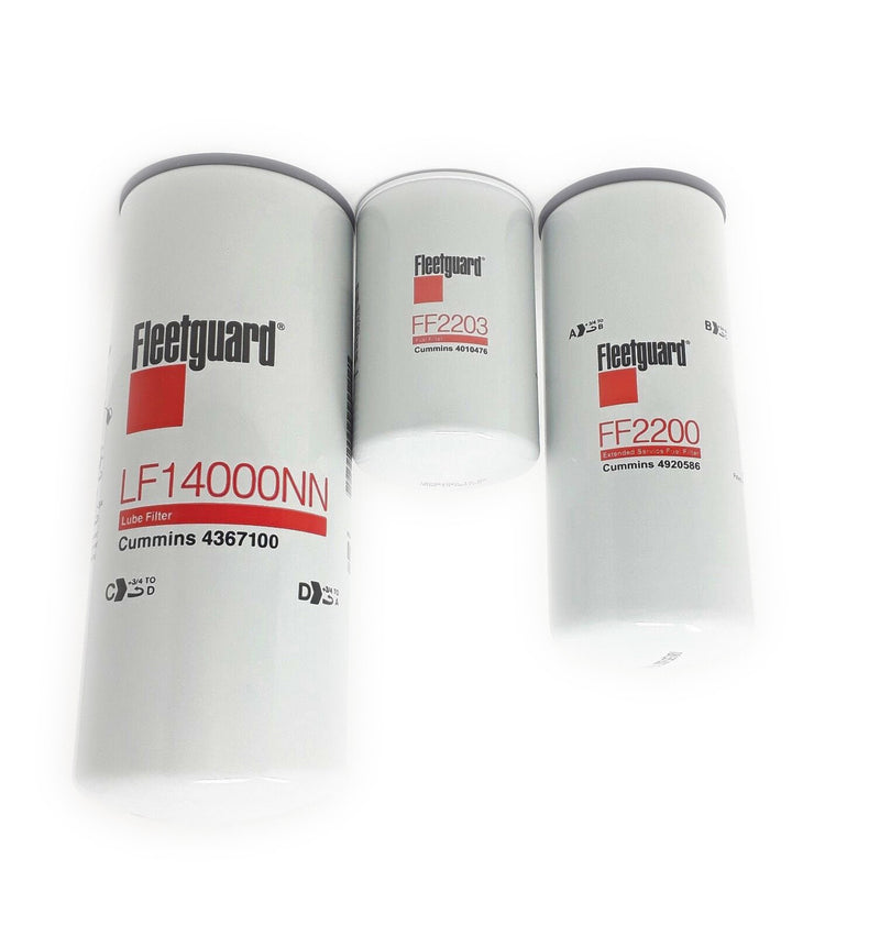 CFKIT Maintenance Filter Kit for ISX Cummins Pre- 2010 Engines (25,000 Miles) - Crossfilters