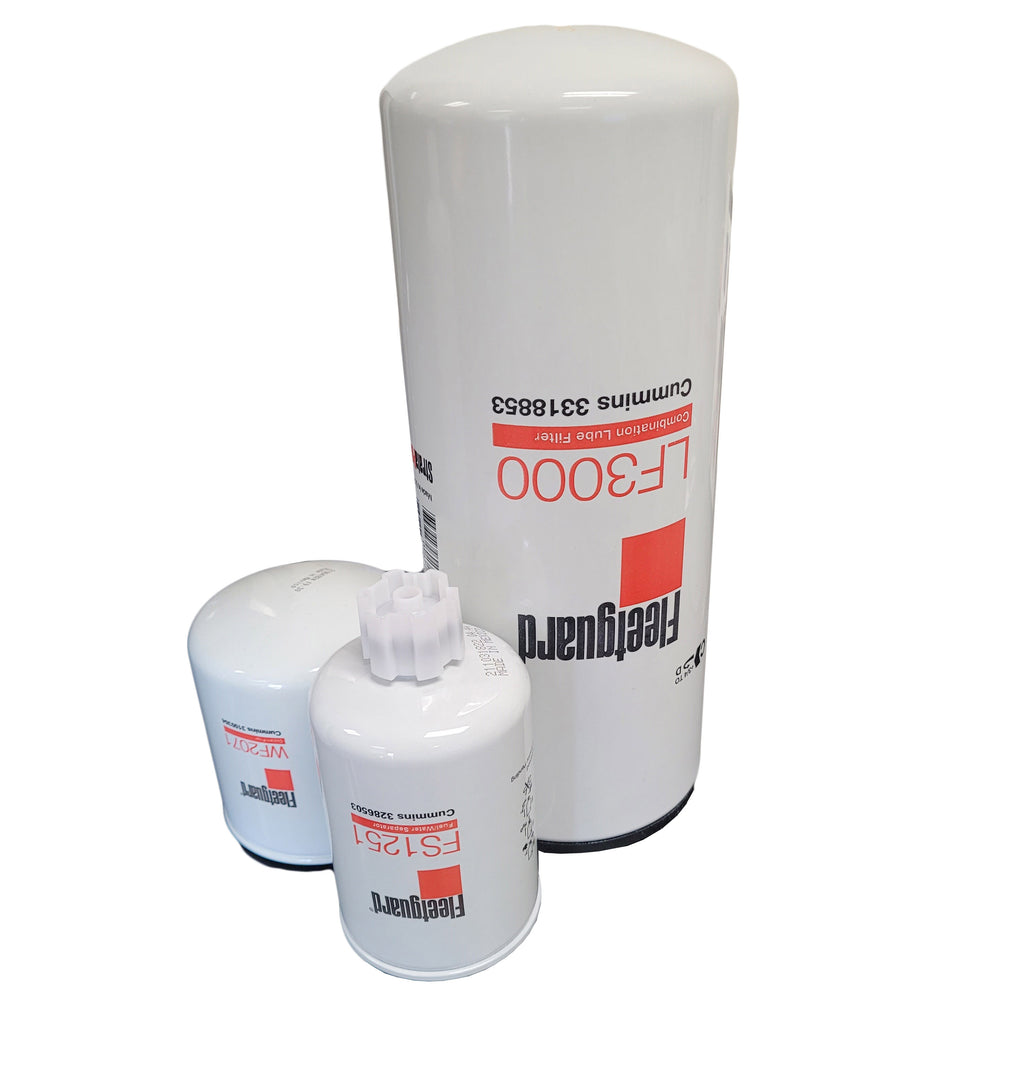 MK11498 Fleetguard Maintenance Kit For Cummins (LF3000 - FS1251 - WF2071) - Crossfilters